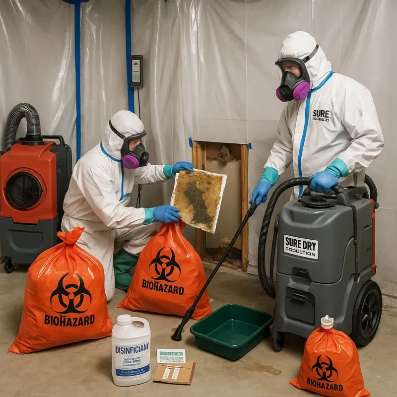 Contaminated Water Handling Protocols process in Lumberton, NC